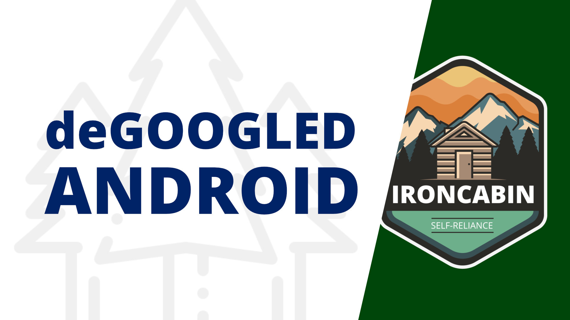 deGoogled Android