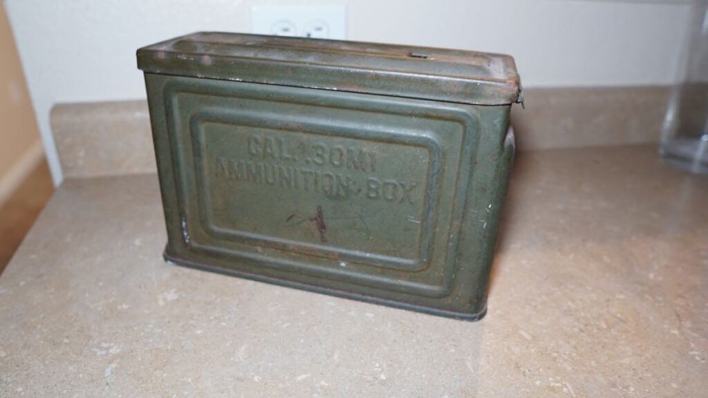 Ammo can for storage