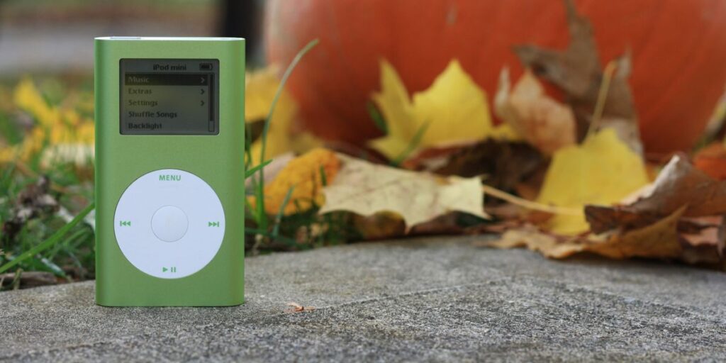 Green iPod Mini