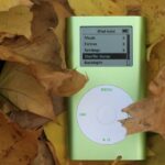 iPod Mini in the forest
