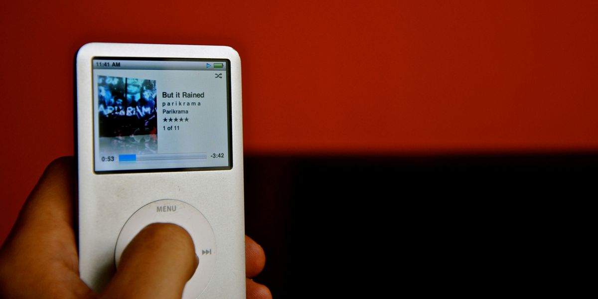 Silver iPod