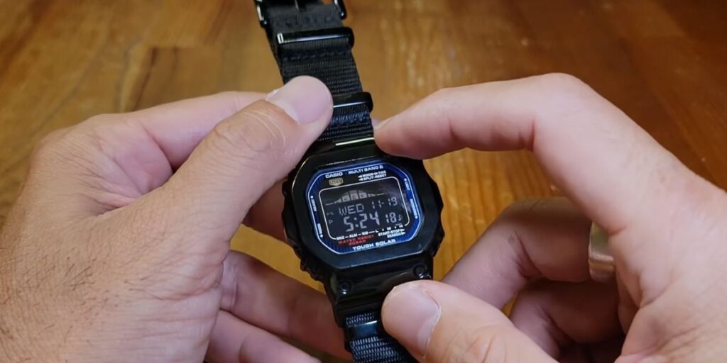 Blackout G-Shock watch