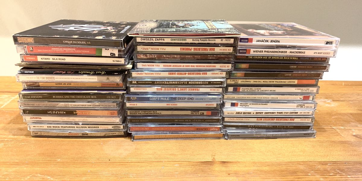 Pile of CDs